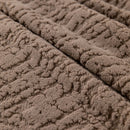 Elastic Stretch Sofa Cover Slipcover, Soft Plush Bubble Textured Jacquard Couch Cover