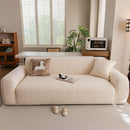 Elastic Stretch Sofa Cover Slipcover, Soft Plush Bubble Textured Jacquard Couch Cover