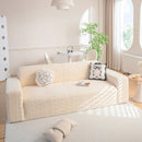 High Stretch Embossed Geometric Slipcover for Couch, Cozy Plush Fleece Couch Cover by Slipcover KAS™