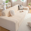 High Stretch Embossed Geometric Slipcover for Couch, Cozy Plush Fleece Couch Cover by Slipcover KAS™