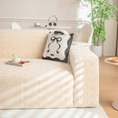 High Stretch Embossed Geometric Slipcover for Couch, Cozy Plush Fleece Couch Cover by Slipcover KAS™