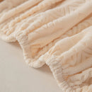 High Stretch Embossed Geometric Slipcover for Couch, Cozy Plush Fleece Couch Cover by Slipcover KAS™