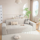 High Stretch Embossed Geometric Slipcover for Couch, Cozy Plush Fleece Couch Cover by Slipcover KAS™