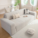 High Stretch Embossed Geometric Slipcover for Couch, Cozy Plush Fleece Couch Cover by Slipcover KAS™