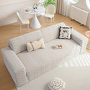 High Stretch Embossed Geometric Slipcover for Couch, Cozy Plush Fleece Couch Cover by Slipcover KAS™