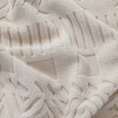 High Stretch Embossed Geometric Slipcover for Couch, Cozy Plush Fleece Couch Cover by Slipcover KAS™