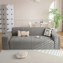 High Stretch Embossed Geometric Slipcover for Couch, Cozy Plush Fleece Couch Cover by Slipcover KAS™