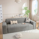High Stretch Embossed Geometric Slipcover for Couch, Cozy Plush Fleece Couch Cover by Slipcover KAS™
