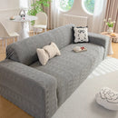 High Stretch Embossed Geometric Slipcover for Couch, Cozy Plush Fleece Couch Cover by Slipcover KAS™