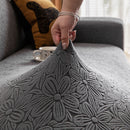 High Elastic Floral Couch Slipcover, Jacquard Stretch Non-Slip Furniture Protector by Slipcover KAS™