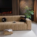 High Stretch Couch Slipcover with Abstract Stripe, Washable Non-Slip Cover for Dogs by Slipcover KAS™