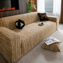 High Stretch Couch Slipcover with Abstract Stripe, Washable Non-Slip Cover for Dogs by Slipcover KAS™