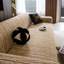 High Stretch Couch Slipcover with Abstract Stripe, Washable Non-Slip Cover for Dogs by Slipcover KAS™