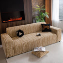 High Stretch Couch Slipcover with Abstract Stripe, Washable Non-Slip Cover for Dogs by Slipcover KAS™