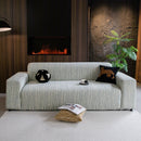 High Stretch Couch Slipcover with Abstract Stripe, Washable Non-Slip Cover for Dogs by Slipcover KAS™