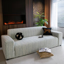 High Stretch Couch Slipcover with Abstract Stripe, Washable Non-Slip Cover for Dogs by Slipcover KAS™