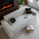 High Stretch Couch Slipcover with Abstract Stripe, Washable Non-Slip Cover for Dogs by Slipcover KAS™