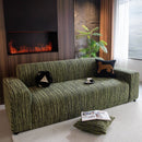 High Stretch Couch Slipcover with Abstract Stripe, Washable Non-Slip Cover for Dogs by Slipcover KAS™