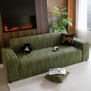 High Stretch Couch Slipcover with Abstract Stripe, Washable Non-Slip Cover for Dogs by Slipcover KAS™