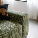 High Stretch Couch Slipcover with Abstract Stripe, Washable Non-Slip Cover for Dogs by Slipcover KAS™