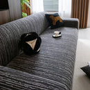 High Stretch Couch Slipcover with Abstract Stripe, Washable Non-Slip Cover for Dogs by Slipcover KAS™