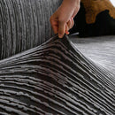 High Stretch Couch Slipcover with Abstract Stripe, Washable Non-Slip Cover for Dogs by Slipcover KAS™