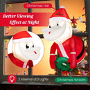 3.3 Feet Lighted Inflatable Santa Claus Broke Out from Window by LJGDeals