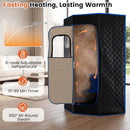3L Portable Steam Sauna for Home Fast-Heat with 9-Level Remote Control and Folding Chair by LJGDeals