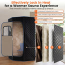 3L Portable Steam Sauna for Home Fast-Heat with 9-Level Remote Control and Folding Chair by LJGDeals