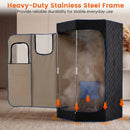 3L Portable Steam Sauna for Home Fast-Heat with 9-Level Remote Control and Folding Chair by LJGDeals