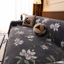 Luxury Thickened Sofa Throw Cover, Decorative Cozy Floral Jacquard Couch Cover Blanket