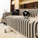 Jacquard Fleece Throw Blanket for Couch Plush Fuzzy Cozy Soft Blankets and Throws for Sofa