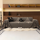 Jacquard Fleece Throw Blanket for Couch Plush Fuzzy Cozy Soft Blankets and Throws for Sofa