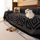 Boho Plush Couch Cover Bohemian Throw Blanket Decor Covers Sofa Chair Furniture Bed