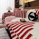 Jacquard Fleece Throw Blanket for Couch Plush Fuzzy Cozy Soft Blankets and Throws for Sofa