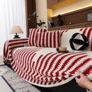Jacquard Fleece Throw Blanket for Couch Plush Fuzzy Cozy Soft Blankets and Throws for Sofa