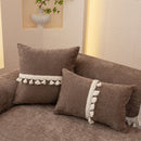 Chenille Sofa Cover Towel – Non-Slip, Washable Pets Couch Protector with Tassels