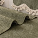 Chenille Sofa Cover Towel – Non-Slip, Washable Pets Couch Protector with Tassels