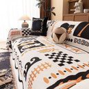 Boho Chic Woven Throw Blanket for Couch, Washable Couch Cover for Pets, Dogs, Cats