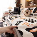 Boho Chic Woven Throw Blanket for Couch, Washable Couch Cover for Pets, Dogs, Cats