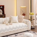 3D Quilted Thick Cotton Sofa Cover Non-Slip Couch Throw for Fabric & Leather Sofas