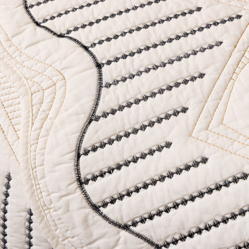 3D Quilted Thick Cotton Sofa Cover Non-Slip Couch Throw for Fabric & Leather Sofas