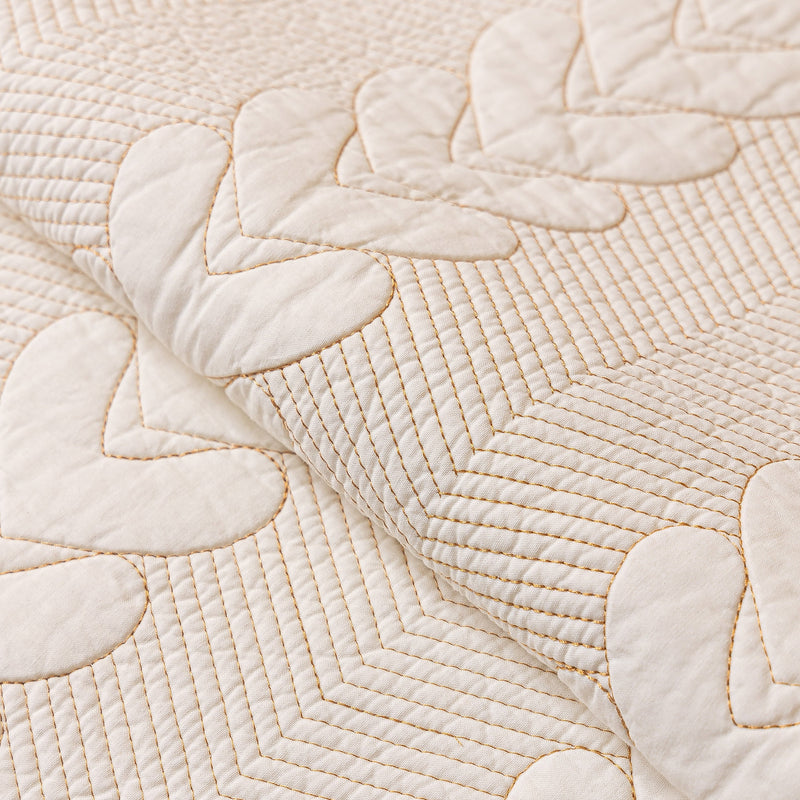 3D Quilted Thick Cotton Sofa Cover Non-Slip Couch Throw for Fabric & Leather Sofas