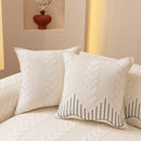 3D Quilted Thick Cotton Sofa Cover Non-Slip Couch Throw for Fabric & Leather Sofas