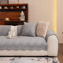 3D Quilted Thick Cotton Sofa Cover Non-Slip Couch Throw for Fabric & Leather Sofas