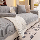 3D Quilted Thick Cotton Sofa Cover Non-Slip Couch Throw for Fabric & Leather Sofas