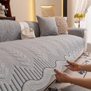 3D Quilted Thick Cotton Sofa Cover Non-Slip Couch Throw for Fabric & Leather Sofas