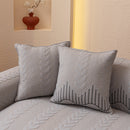 3D Quilted Thick Cotton Sofa Cover Non-Slip Couch Throw for Fabric & Leather Sofas