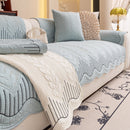 3D Quilted Thick Cotton Sofa Cover Non-Slip Couch Throw for Fabric & Leather Sofas