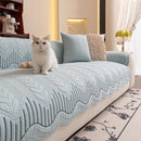 3D Quilted Thick Cotton Sofa Cover Non-Slip Couch Throw for Fabric & Leather Sofas